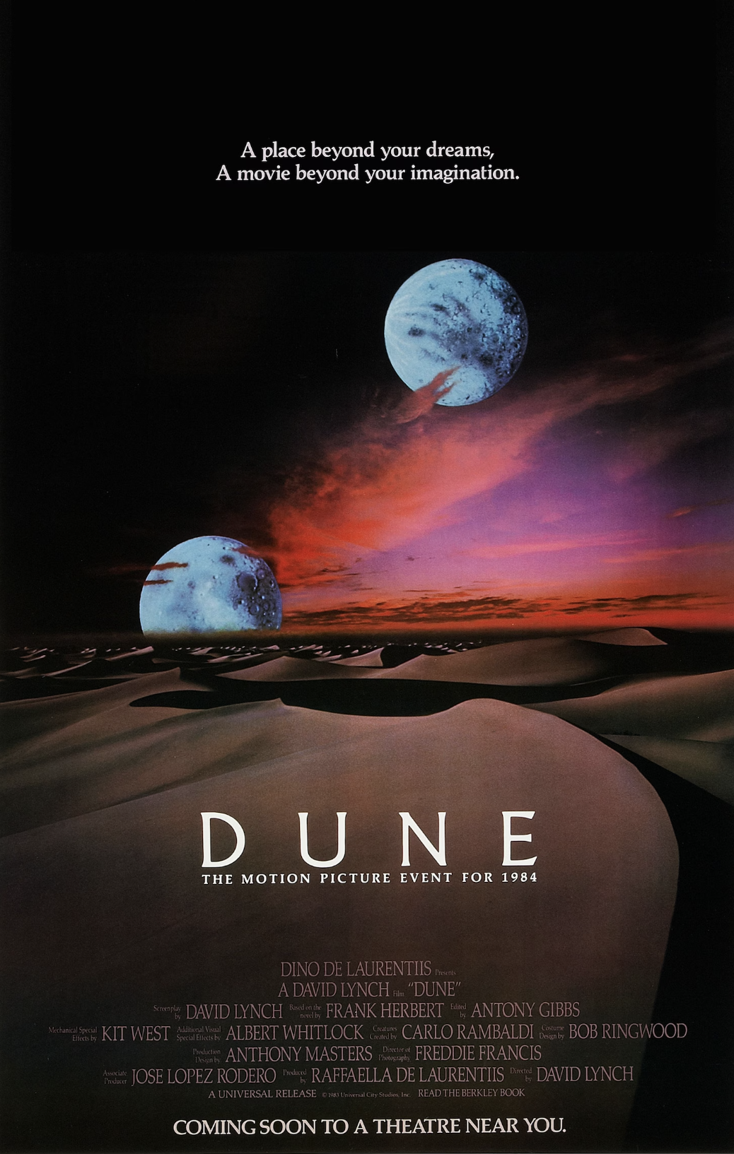 Months from the release of Dune 2021, the 1984 version gets a 4K release